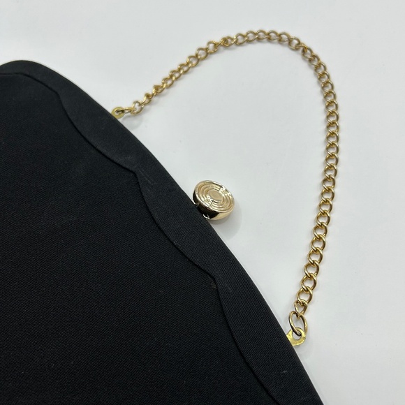 Vintage Black Evening Clutch - Picture 3 of 8